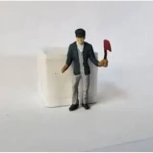 Figures-A1481 - Brakeman with Flag - Quality Trains and Accessories Galore