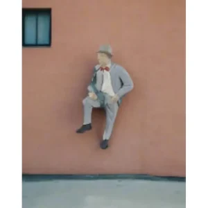 Figures-A1126 - Man in Suit with Foot Up - Quality Trains and Accessories Galore