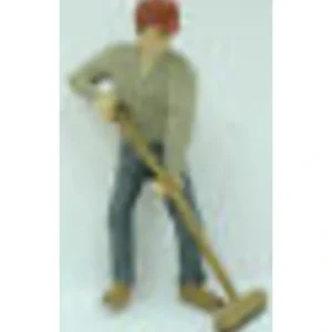Figures-A1170 - Man Pushing Broom - Quality Trains and Accessories Galore