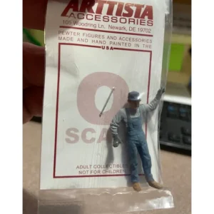 Figures-A1509 - Railroad Worker Holding On - Quality Trains and Accessories Galore