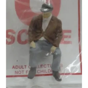 Figures-A1120 - Sitting Man - Quality Trains and Accessories Galore