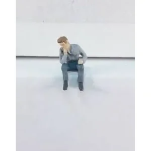 Figures-A1121 - Sitting man - Quality Trains and Accessories Galore
