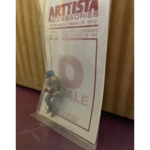 Figures-A1176 - Sitting Man with Bottle - Quality Trains and Accessories Galore