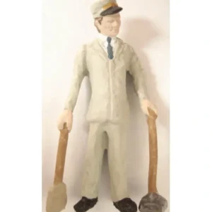 Figures-A1410 - Station Janitor - Quality Trains and Accessories Galore