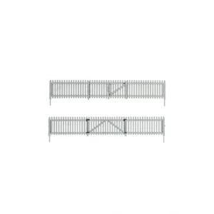 HO Accessories-a2984 - White Picket Fence - HO Scale - Quality Trains and Accessories Galore