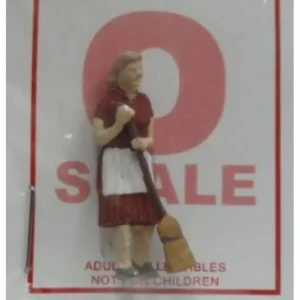 Figures-A1108 - Woman Sweeping - Quality Trains and Accessories Galore