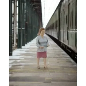 Figures-A1141 - Woman to push Baby Stroller - Quality Trains and Accessories Galore