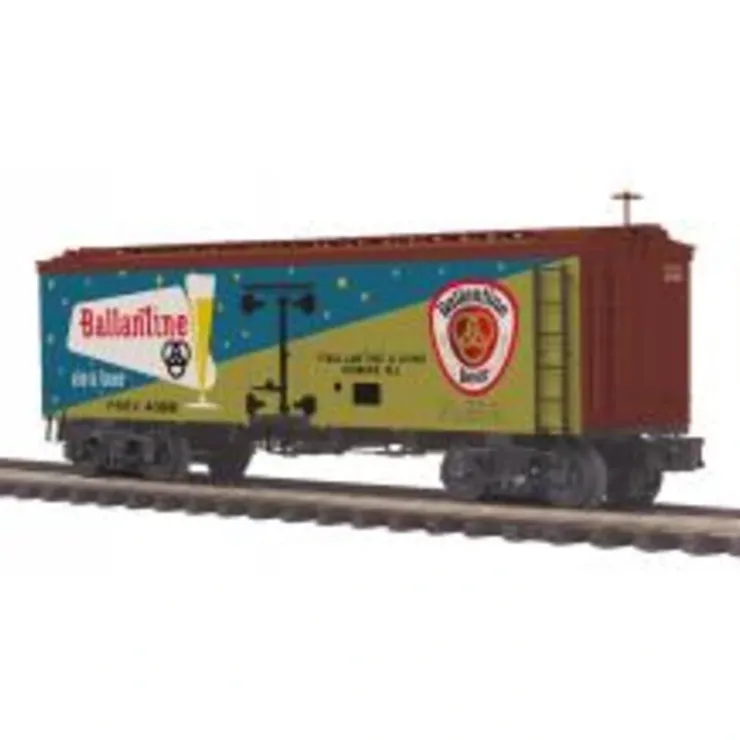 Rolling Stock-20-94656 - Ballantine Beer 36 Woodsided Reefer Car - Quality Trains and Accessories Galore