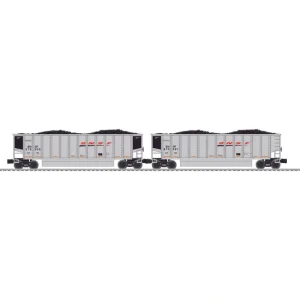 Rolling Stock-6-84033 - BNSF ROTARY GONDOLAS 2-PACKS - Quality Trains and Accessories Galore