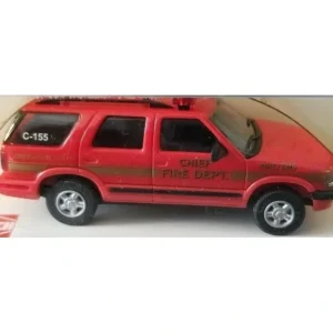 Trains-Busch 46406 1:87 U.S. Fire Chief Chevrolet Blazer - Quality Trains and Accessories Galore