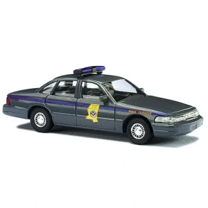 Busch 49076 HO 1:87 Ford Crown Victoria Mississippi State Police Car - Quality Trains and Accessories Galore