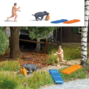 Busch 7948 HO Boar Alert Action Set - Quality Trains and Accessories Galore