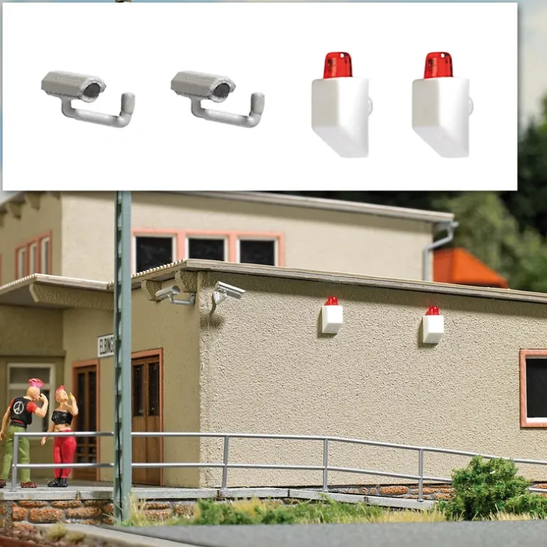 Busch 7755 HO Cameras & Alarm System - Quality Trains and Accessories Galore