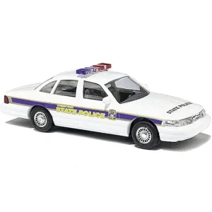 Busch 49086 HO Ford Crown Vctoria Connecticut State Police - Quality Trains and Accessories Galore