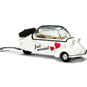 Trains-Busch 48804 Messerschmitt KR 200 Just Married - Quality Trains and Accessories Galore