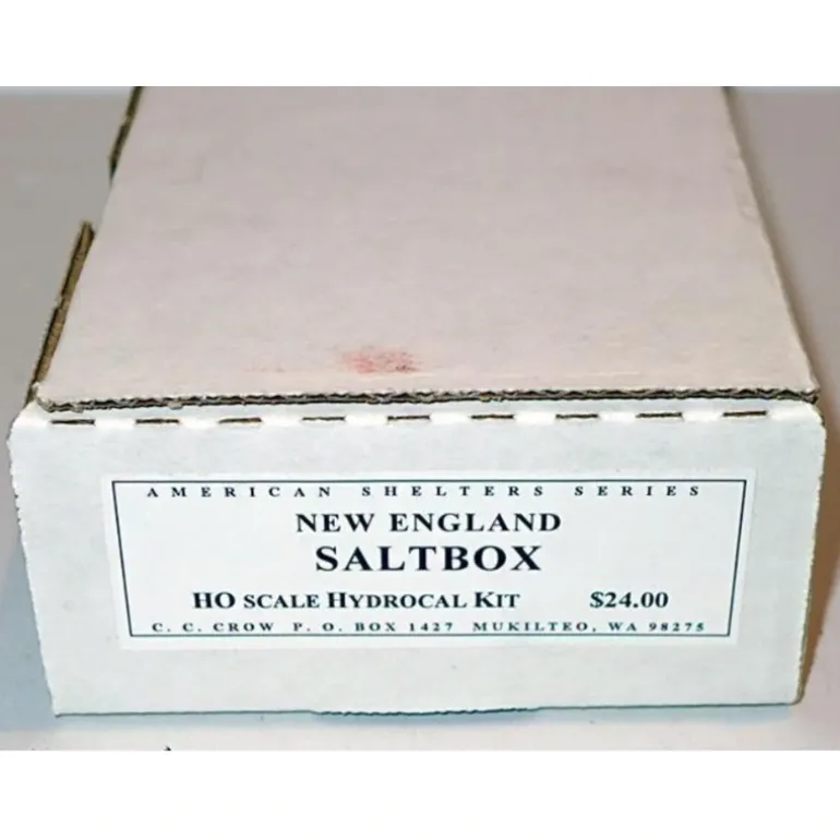 C. C. Crow HO New England Saltbox Hydrocal Kit - Quality Trains and Accessories Galore