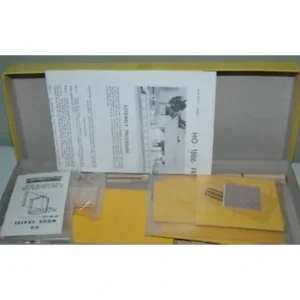 California Model Co 511A HO Scale 1886 Freight House Kit (Orange Walls) - Quality Trains and Accessories Galore