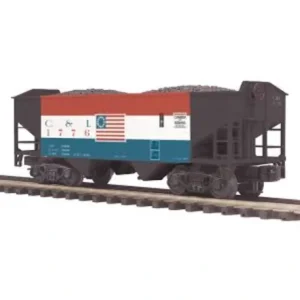 Rolling Stock-20-97858 - Cambria and Indiana 2-Bay Offset Hopper Car - Quality Trains and Accessories Galore