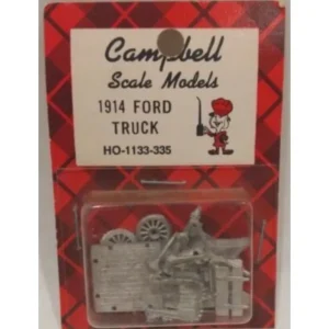 Campbell Scale Models 1133-335 HO 1914 Ford Truck Metal Kit - Quality Trains and Accessories Galore