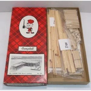 Campbell Scale Models 392-1595 HO Norms Landing Fishing Pier Building Kit - Quality Trains and Accessories Galore