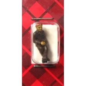 Campbell Scale Models 1224 HO Weston Man Seated Mini-Figure - Quality Trains and Accessories Galore