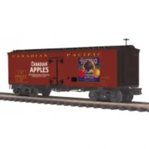 Rolling Stock-20-94658 - Canadian Pacific 36 Woodsided Reefer Car - (Buffalo Apples) - Quality Trains and Accessories Galore