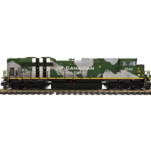 Engines-70-2155-1 - Canadian Pacific SD70ACe Diesel Engine w/Proto-Sound 3.0 - (WWII Military Pride) Cab No. 6644 - Quality Trains and Accessories Galore