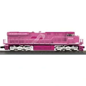 Special Projects-30-21257-1 - Cancer Awareness ES44 Diesel Engine CAB #2024 with Chase Lights - Quality Trains and Accessories Galore