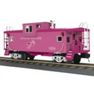 Special Projects-30-77407 - Cancer Awareness Extended Vision Caboose / Special Project #2024 - Quality Trains and Accessories Galore