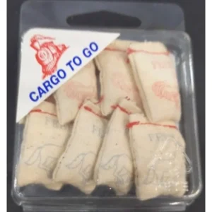 Cargo to Go 101-0908 O Scale Feed or Grain Bags (Pack of 8) - Quality Trains and Accessories Galore