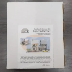 Carolina Craftsman CCK1323 HO Concord Street Kit (Houses No. 822 & 824) - Quality Trains and Accessories Galore