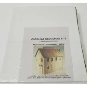 Carolina Craftsman CCK1464 HO Mortensen's Fish Market Model Kit - Quality Trains and Accessories Galore