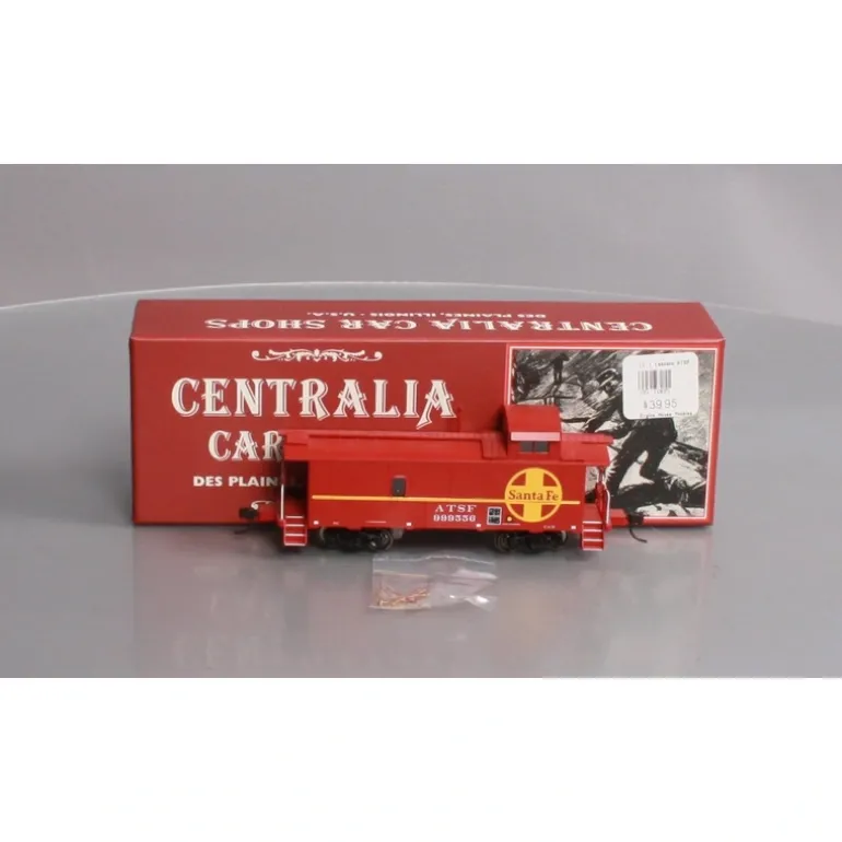 Centralia Car Shops CCS-1085 HO Scale Santa Fe CE-1 Caboose - Quality Trains and Accessories Galore