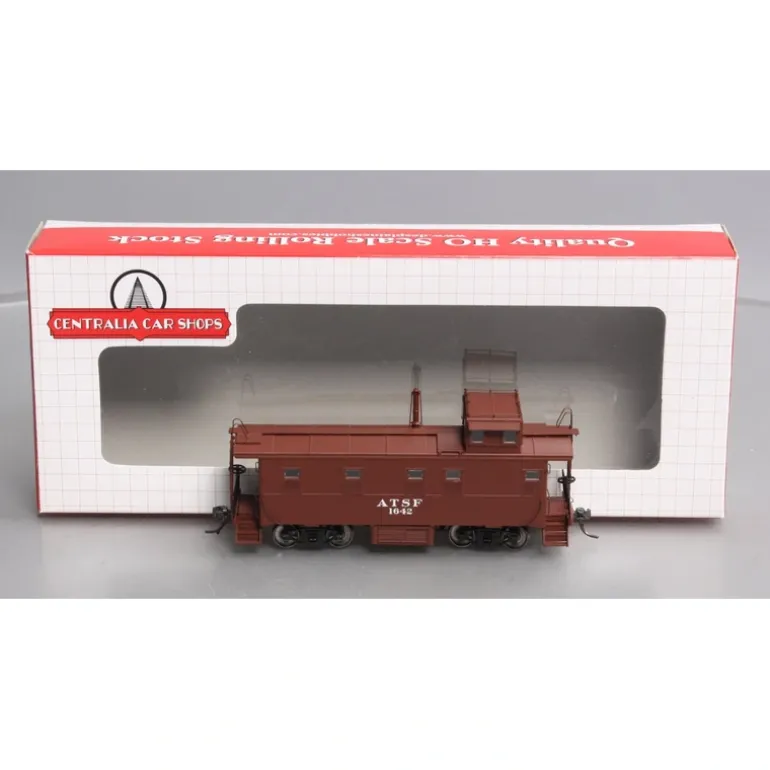 Centralia Car Shops CCS1115-04 HO Scale ATSF Early Caboose #1642 LN/Box - Quality Trains and Accessories Galore