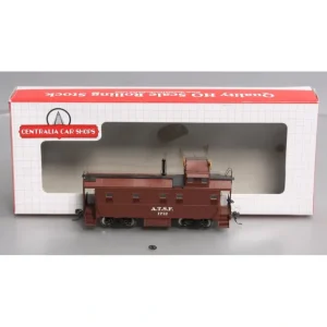 Centralia Car Shops CCS1106-03 HO ATSF Early Steel Caboose #1712 EX/Box - Quality Trains and Accessories Galore