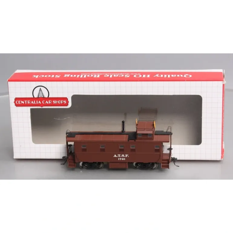 Centralia Car Shops CCS1106-04 HO ATSF Early Steel Caboose #1740 LN/Box - Quality Trains and Accessories Galore