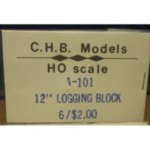 C.H.B. Models A-101 HO 12" Logging Block - Quality Trains and Accessories Galore