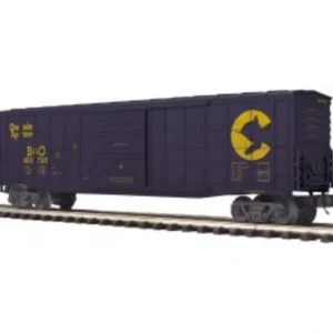 Rolling Stock-20-93984 - Chessie 50 Waffle Box Car - No. 484760, 486569 - Quality Trains and Accessories Galore