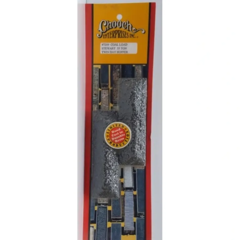 Chooch Enterprises Inc 7209 HO Coal Load Stewart Twin Bay Hopper (Pack of 2) - Quality Trains and Accessories Galore