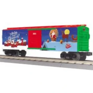 Rolling Stock-30-71192 - Christmas Box Car - ( Santa ) Car No. 2024 - Quality Trains and Accessories Galore