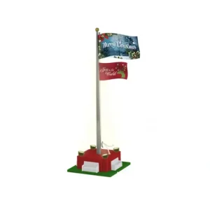 Accessories-2129220 - Christmas Joy Flagpole - Quality Trains and Accessories Galore