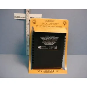 Cir-Kit Concepts 1009C 1:12 12V 20 Watt Plug-In Transformer - Quality Trains and Accessories Galore
