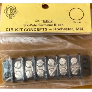Cir-Kit Concepts CK1049-2 Six Pole Terminal Block - Quality Trains and Accessories Galore