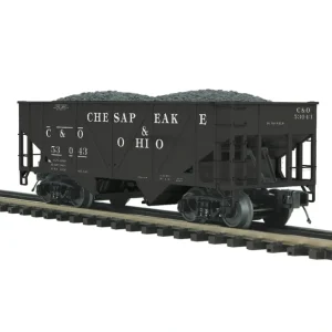 Rolling Stock-20-97938 34' Composite Hopper Car - Chesapeake & Ohio - Quality Trains and Accessories Galore