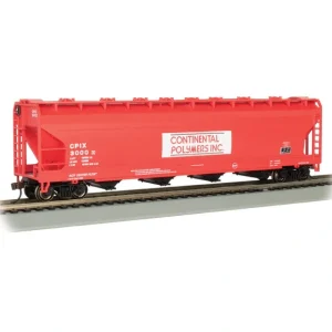 Rolling Stock-17510 - CONTINENTAL POLYMERS #3000 - 56' ACF CENTER-FLOW HOPPER - Quality Trains and Accessories Galore