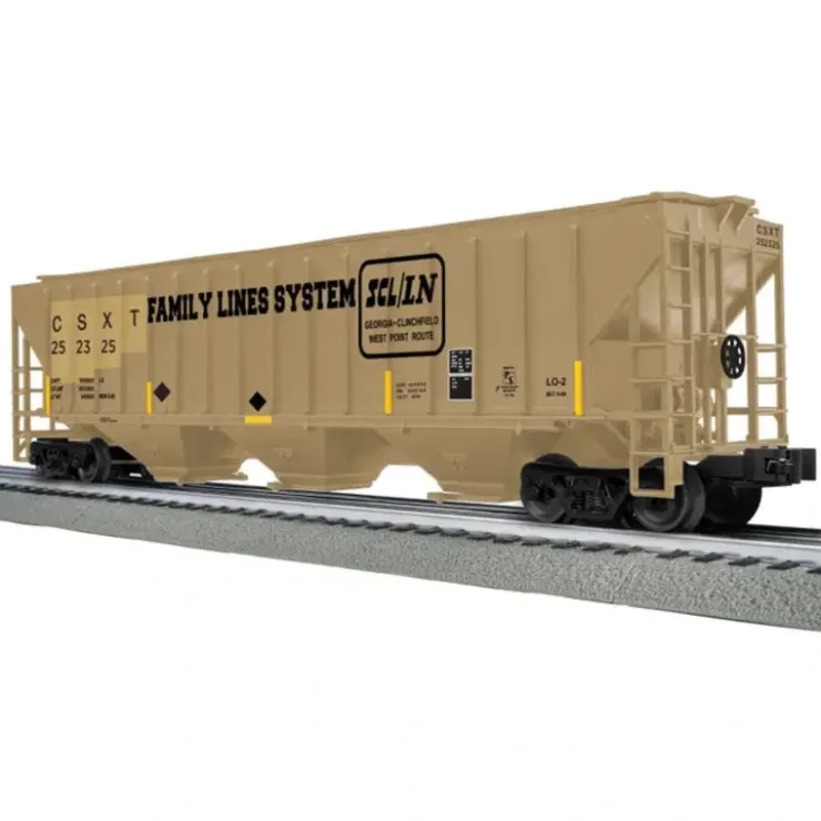 Rolling Stock-2442159 - CSX/ FAMILY LINES PS-2CD COVERED HOPPER #252325 - Quality Trains and Accessories Galore