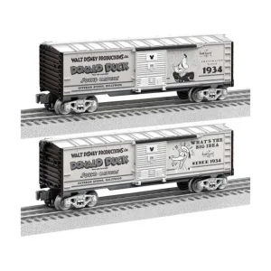 Rolling Stock-2328450 - DISNEY100 DONALD DUCK VAULT MOMENTS BOXCAR - Quality Trains and Accessories Galore