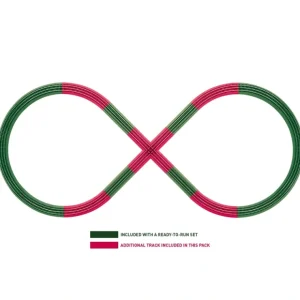 Track-6-12030 - Fastrack Figure 8 Expansion Pack - Quality Trains and Accessories Galore