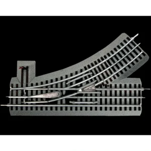 Track-6-81252 - FasTrack Manual O-31 Left Hand Switch - Quality Trains and Accessories Galore