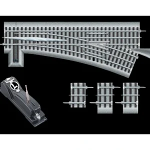 Switches-6-81952 - FASTRACK O72 REMOTE/COMMAND CONTROL RIGHT HAND (RH) SWITCH - Quality Trains and Accessories Galore